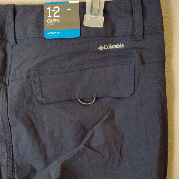 Columbia Kestrel Trail Stretch Capri Size 12 NWT - Picture 12 of 14